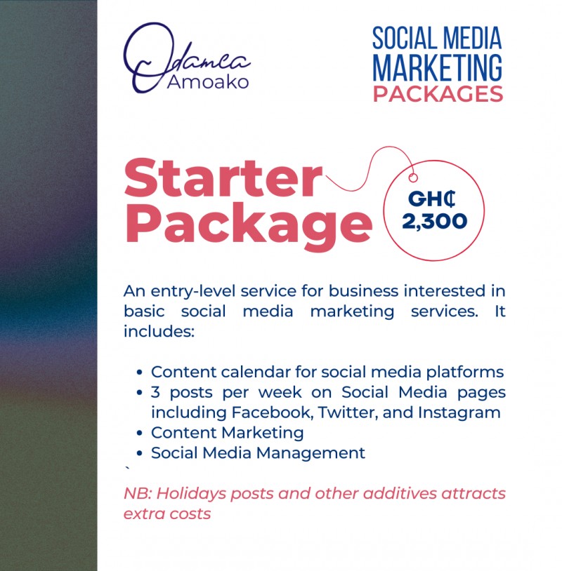 Social Media Management (Starter Package)