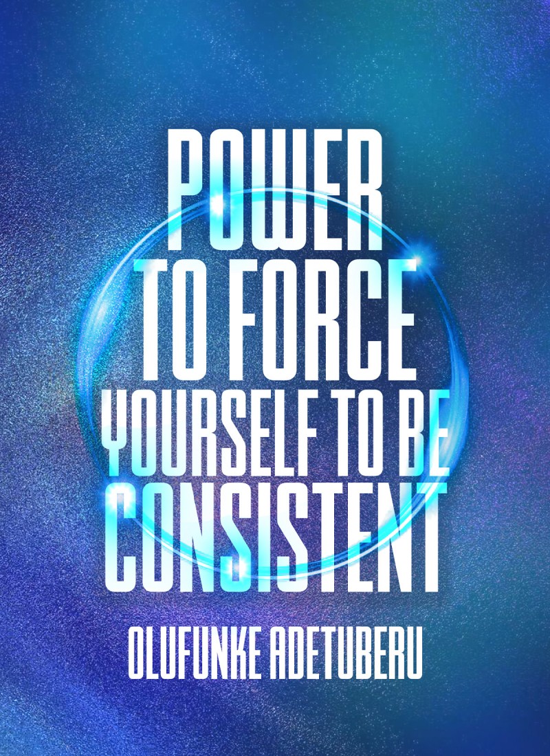 Buy POWER TO BE CONSISTENT by Olufunke Adetuberu on Selar