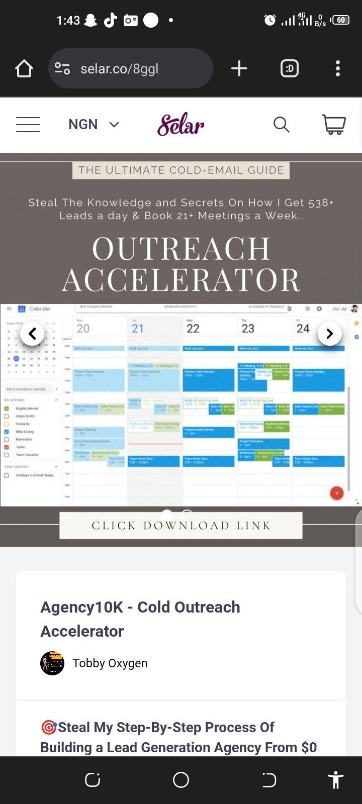 Agency10k -Cold Outreach Accelerator