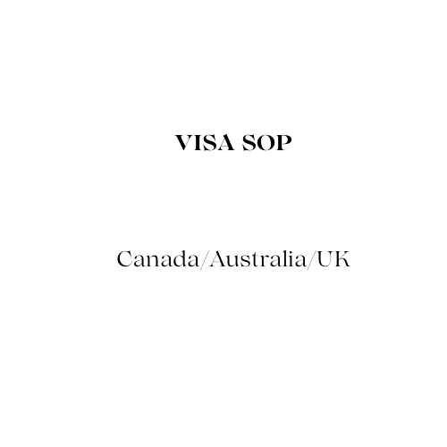 VISA SOP (first time visa applicants)