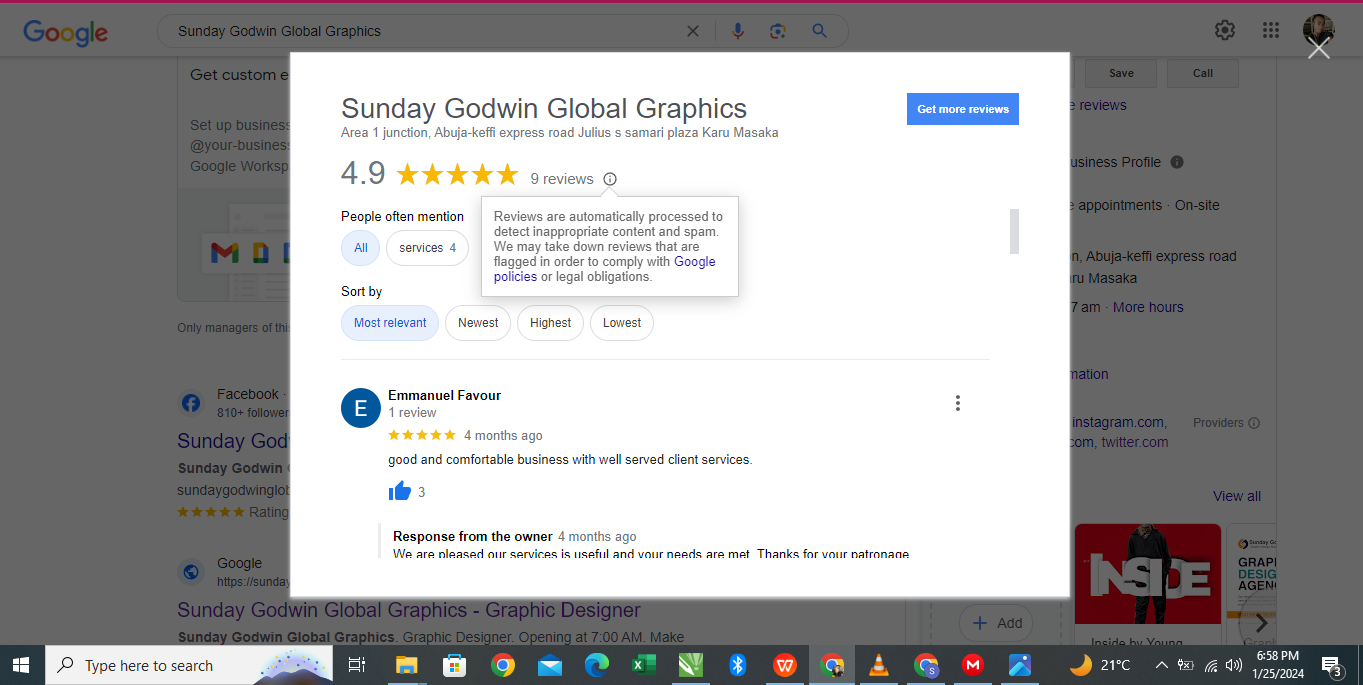 Customer review 2