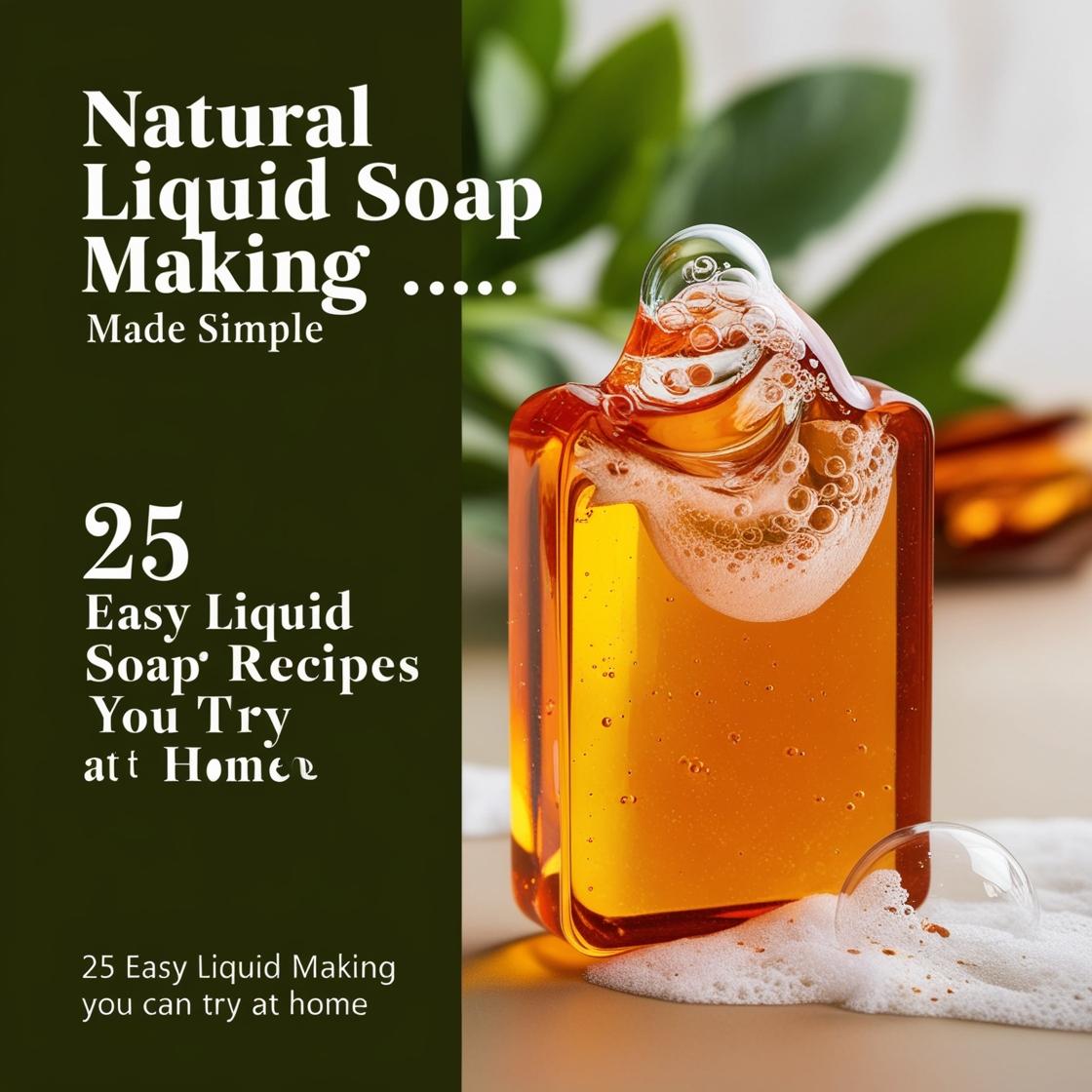 Buy NATURAL LIQUID SOAP MAKING by Organic SkinCare EBooks on Selar | selar
