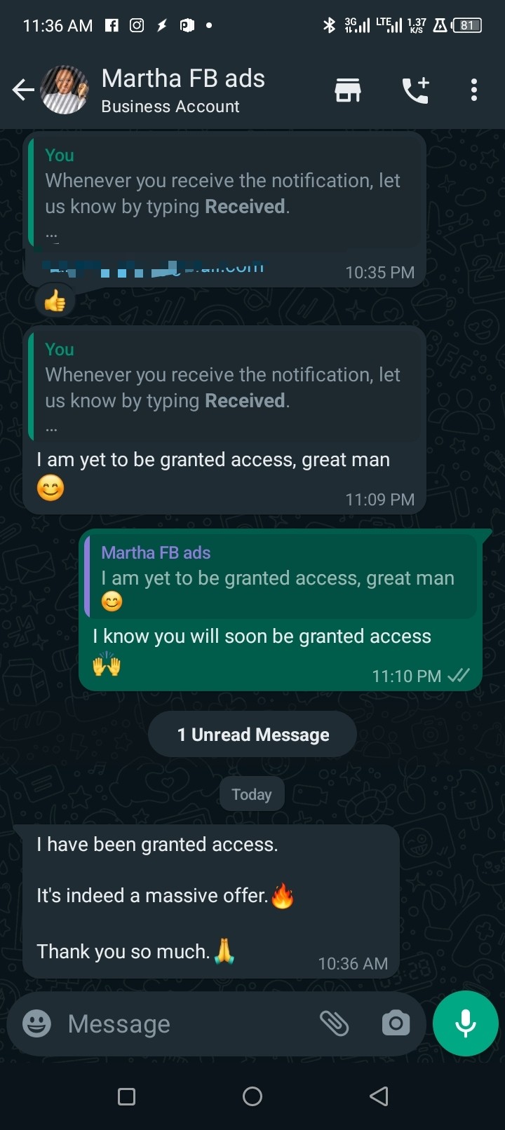 Customer review 1