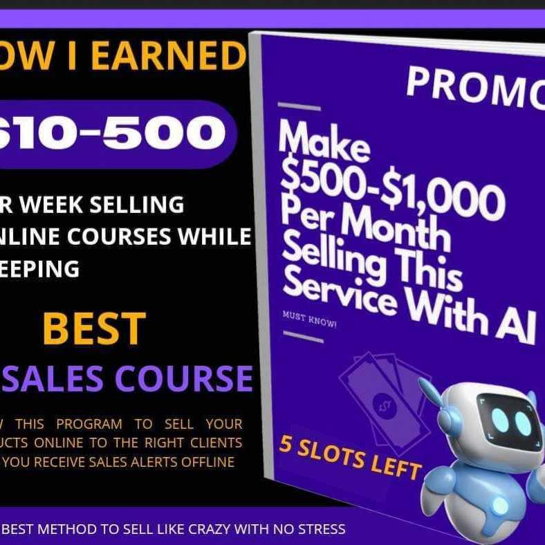 AI SALES INTEGRATION COURSE(Sell online like crazy with this Robot)