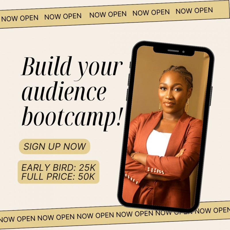 BUILD YOUR AUDIENCE BOOTCAMP