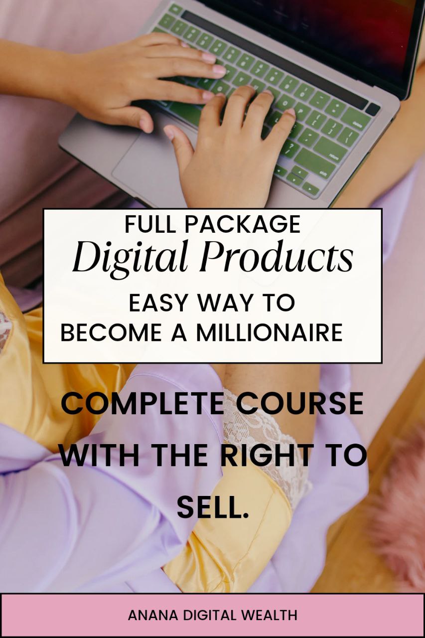DIGITAL PRODUCT FOR ONLINE MILLIONAIRES FULL PACKAGE