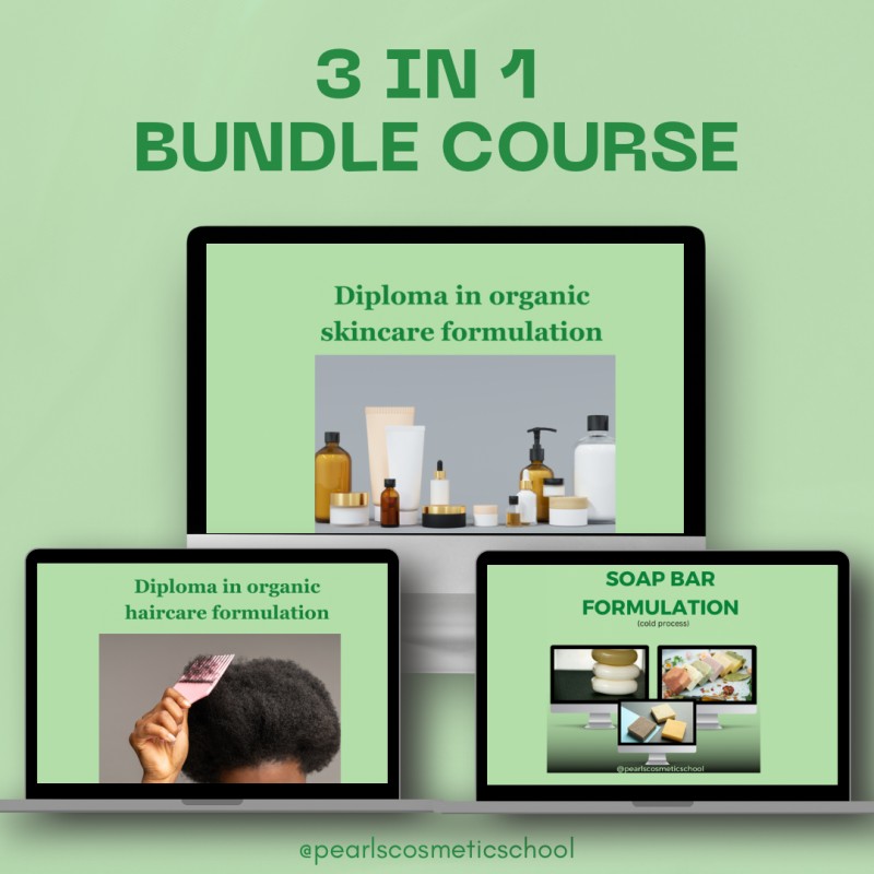 Buy 3 in 1 bundle course by Pearls cosmetic school on Selar