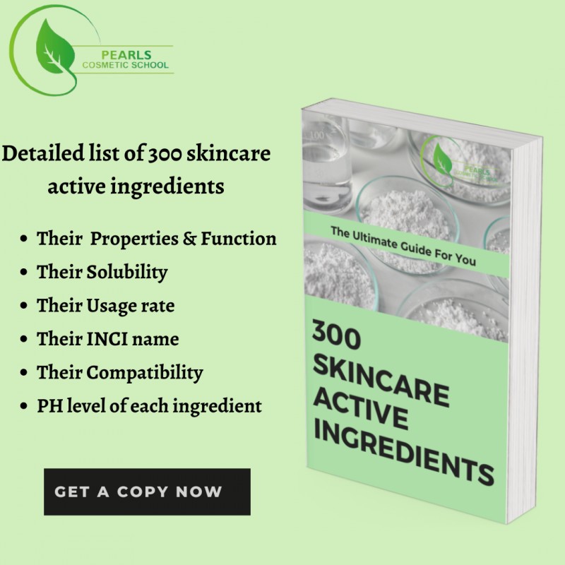 Buy 300 Skincare Active Ingredients by Pearls cosmetic school on Selar.co