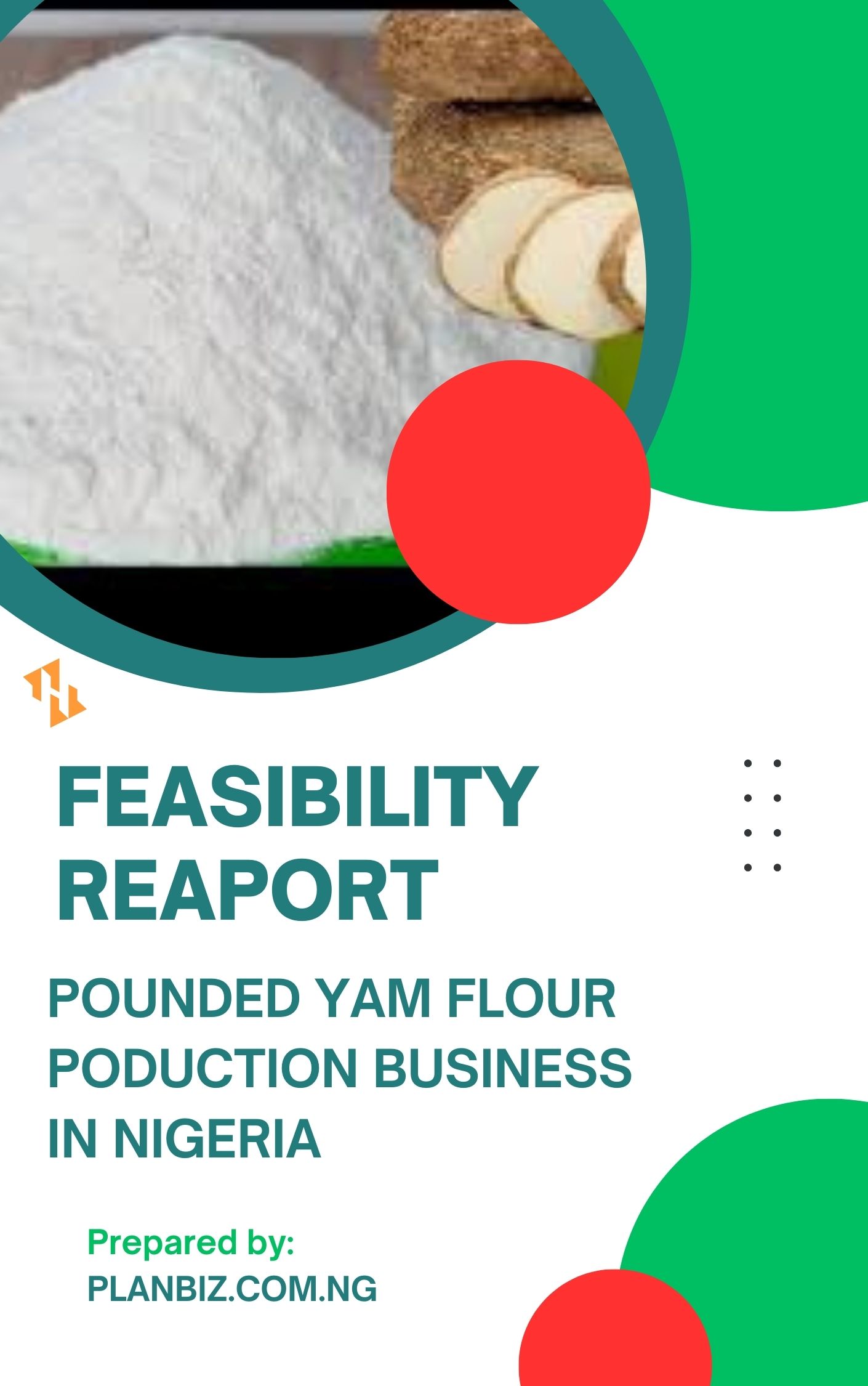 Feasibility Report For Pounded Yam Flour Production