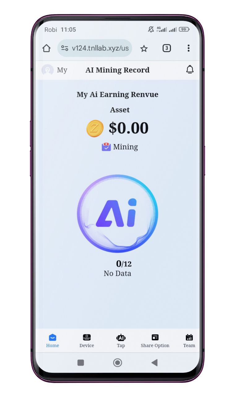 AI Ponzi Mining Investment PHP Script