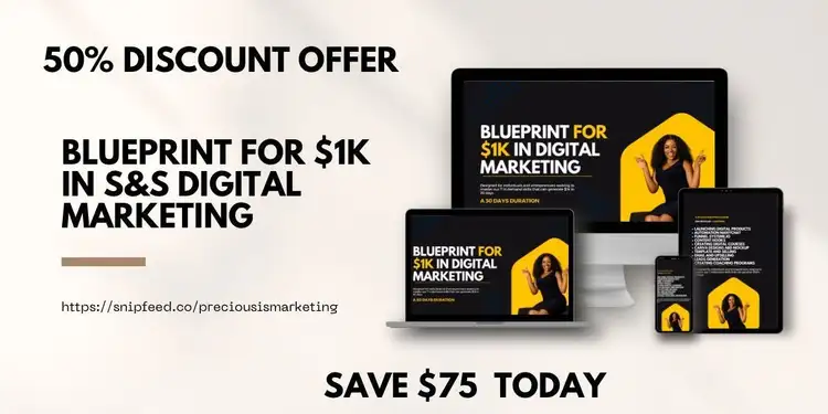 BLUEPRINT FOR $1K IN DIGITAL MARKETING