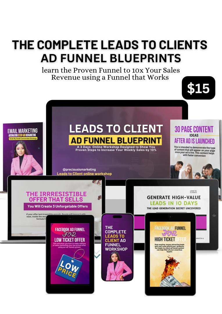 LEAD TO CLIENT AD FUNNEL BLUEPRINT