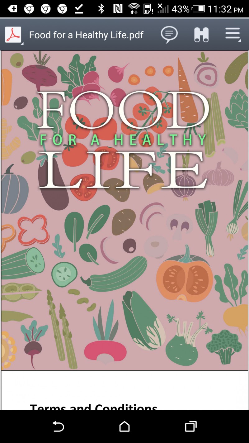 Food for a healthy life