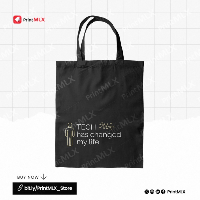 Tech Changed My Life Tote Bag