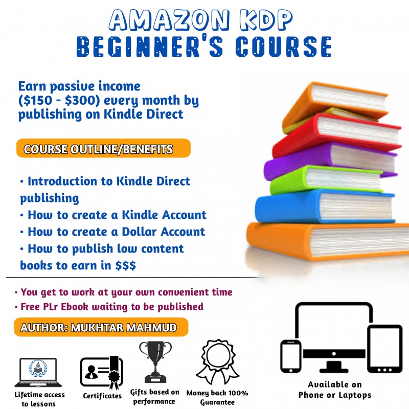 Amazon KDP Beginner's Course