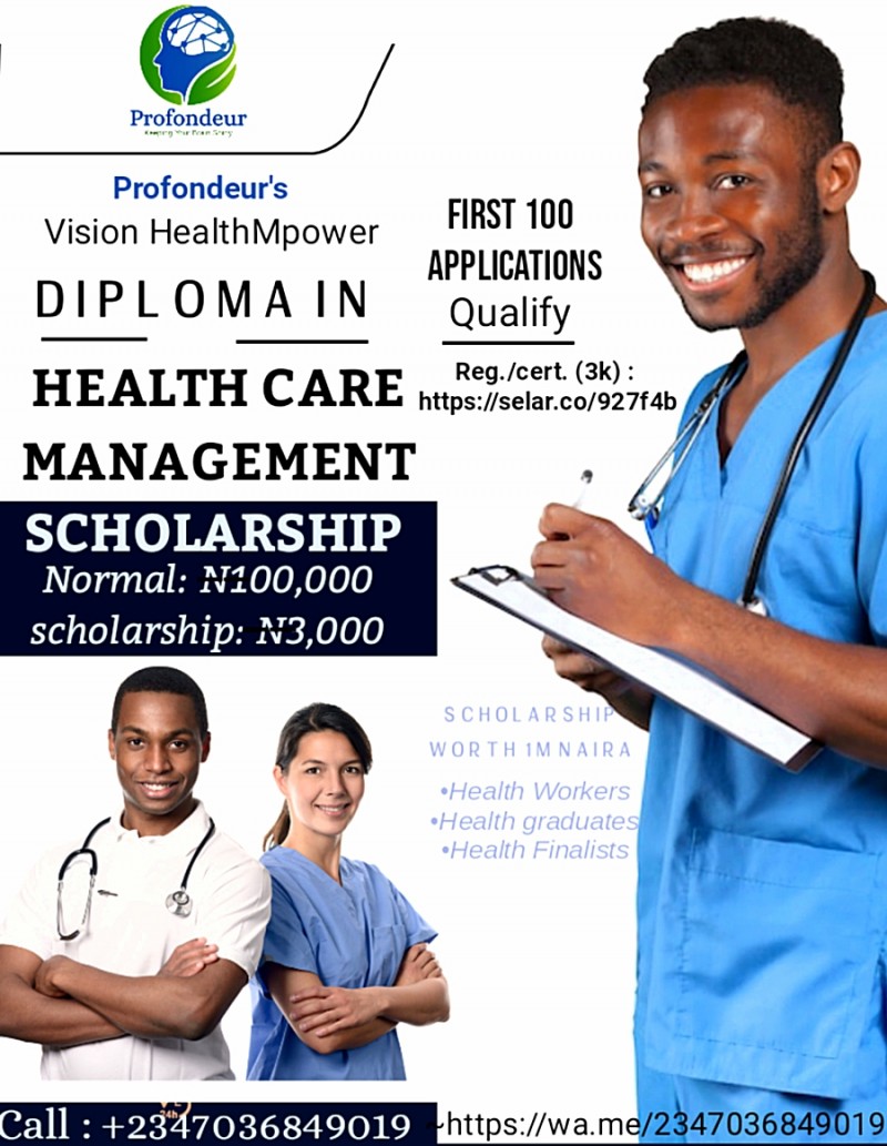 Diploma in Health Care Management (Scholarship)