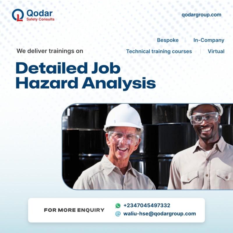 Detailed Job Hazard Analysis Training Course