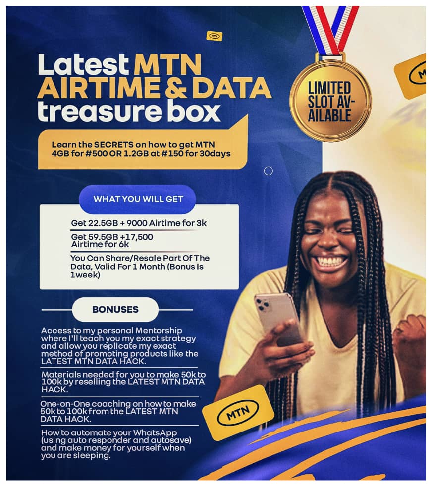 Buy LATEST MTN DATA AND AIRTIME TREASURE BOX by RockStars Digital ...