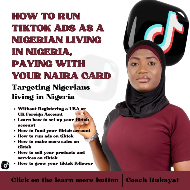 Tiktok ads for Nigerians