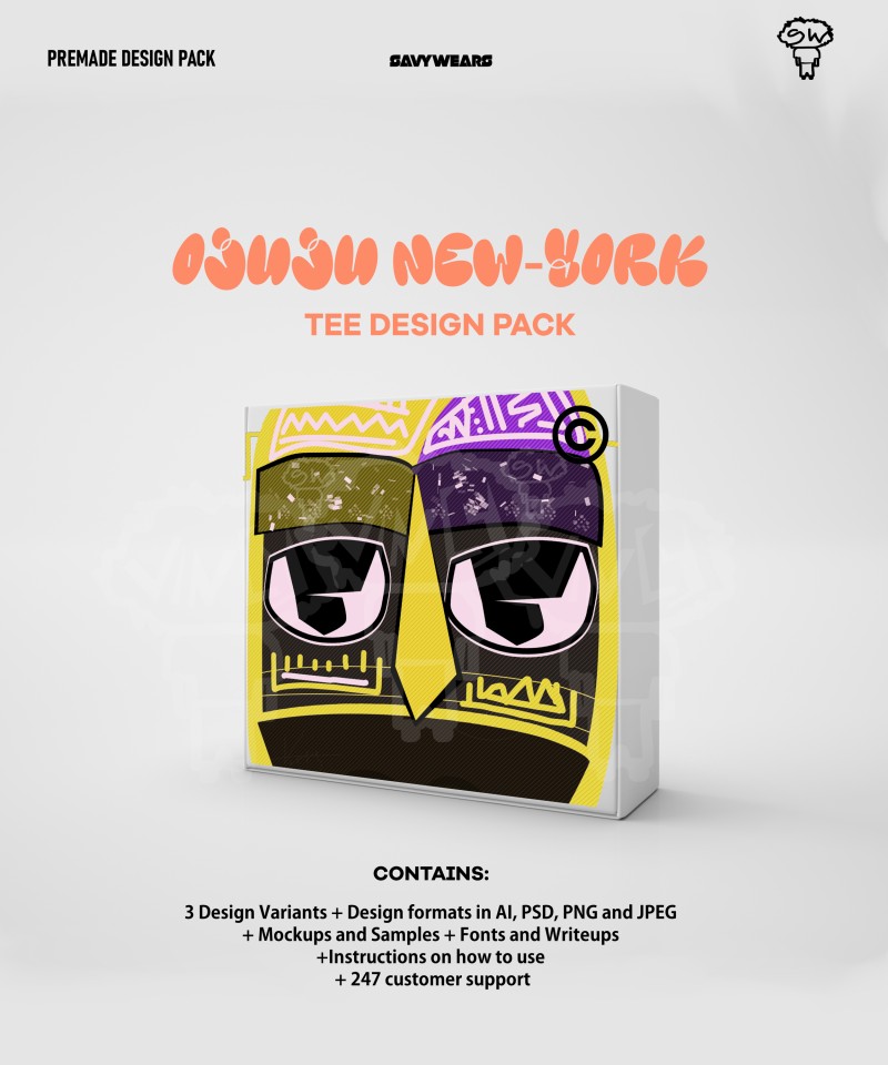 OJUJU  New-York Tee Design