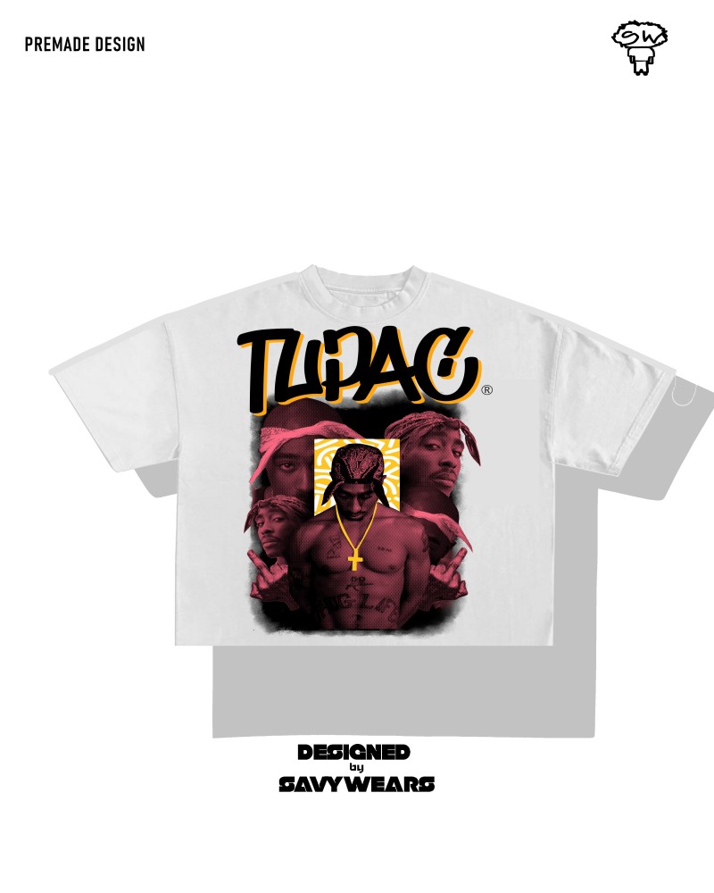 TUPAC Tee Design Pack
