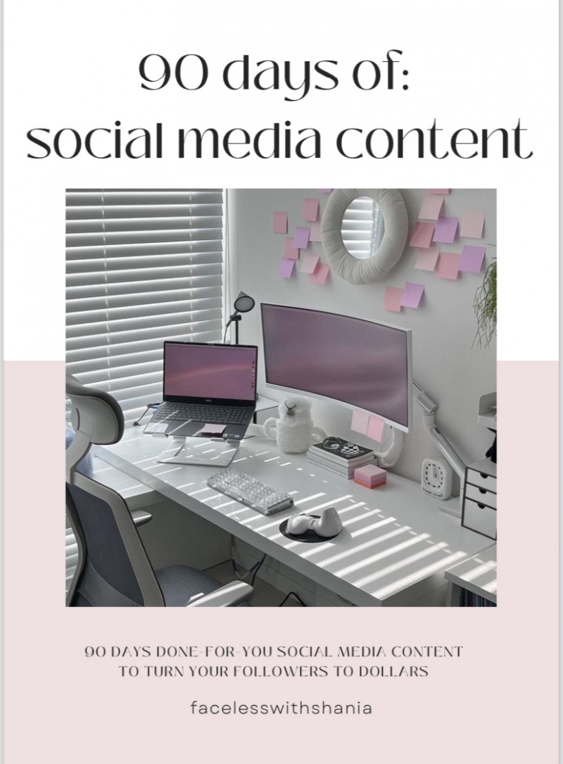 3 months of social media content planning + 101 hook ideas