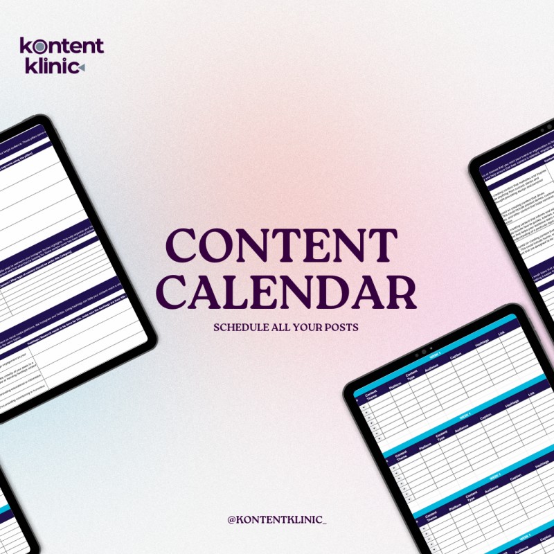 Content Calendar