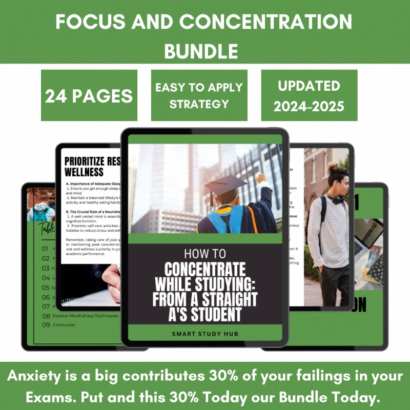 How to Concentrate while studying: From a Straight A Student