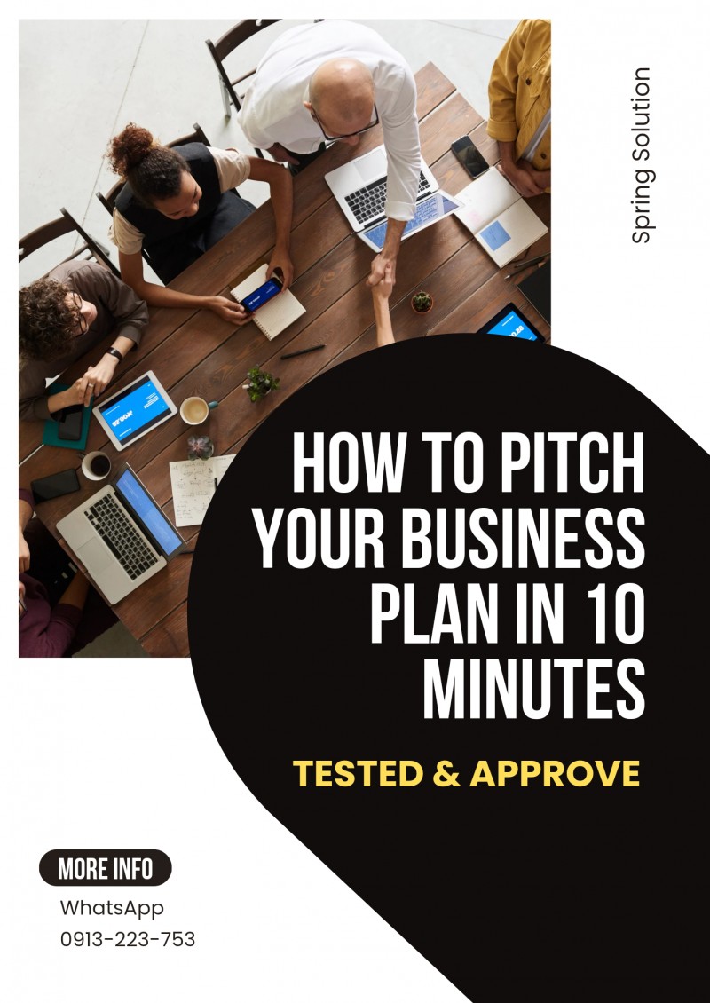 How to Pitch Your Business Plan in 10 Minutes (tested & approved)