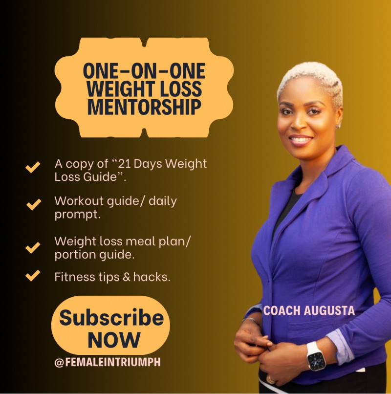 One-on-One Weight Loss Mentorship.