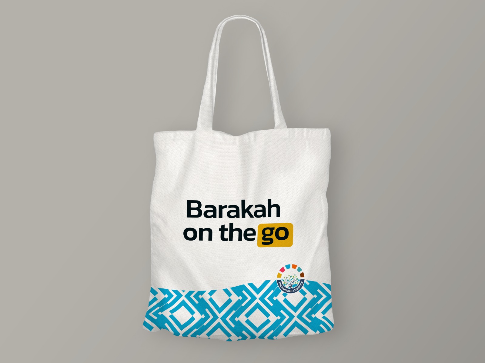Barakah on the Go Tote Bag (WHITE)