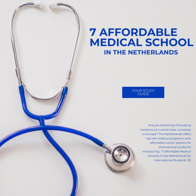 Buy 7 Affordable Medical Schools in the Netherlands by Talk2sam on Selar