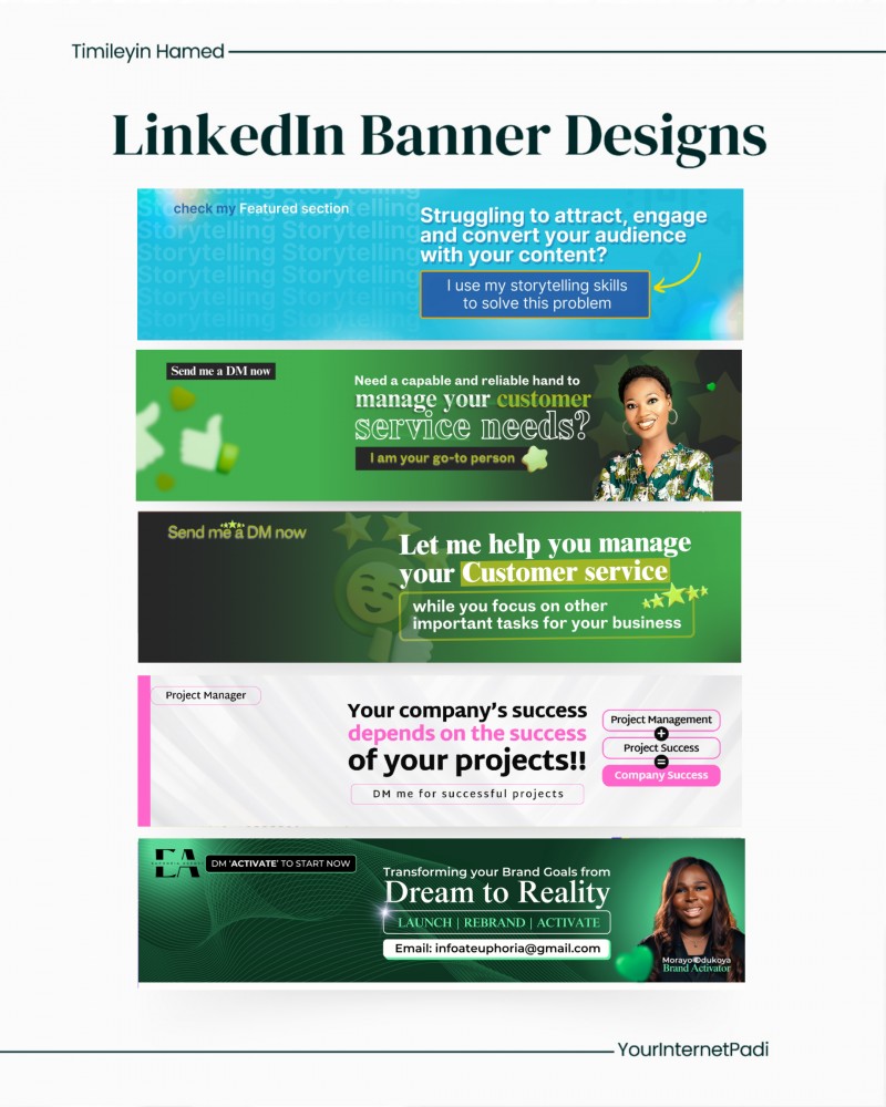 LinkedIn banner design