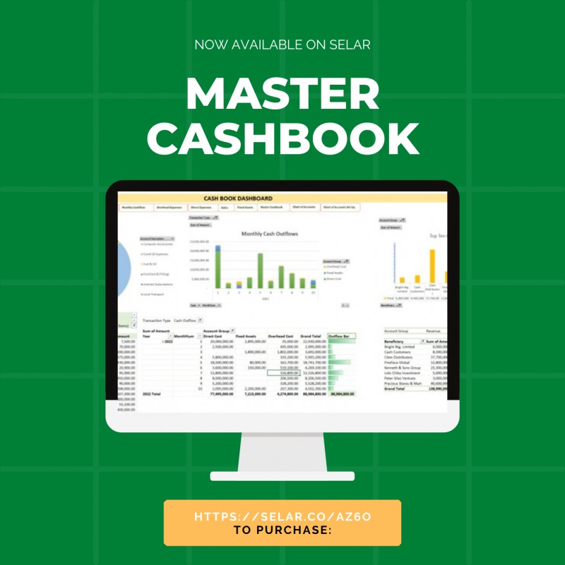 Master Cashbook V1122G