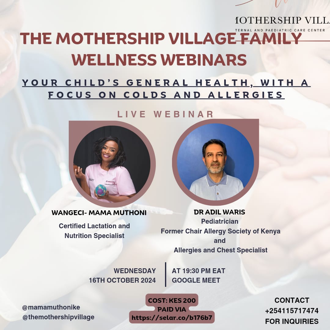 The Mothership Village Family wellness webinar with Dr Waris Recording