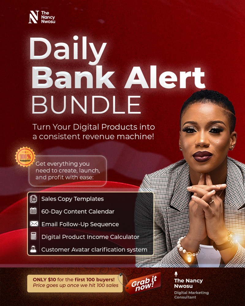DAILY BANK ALERT BUNDLE.
