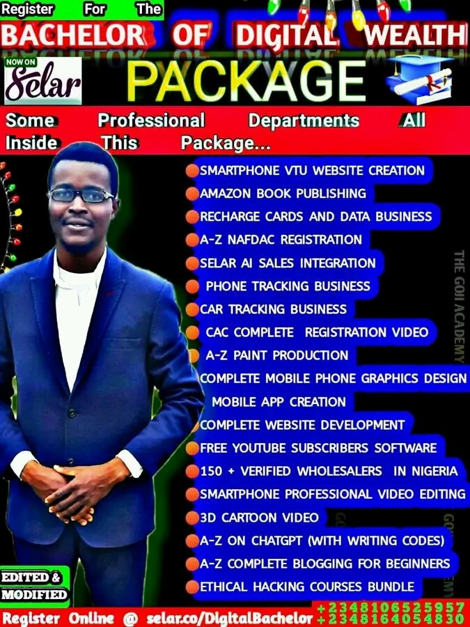 BACHELOR OF DIGITAL WEALTH