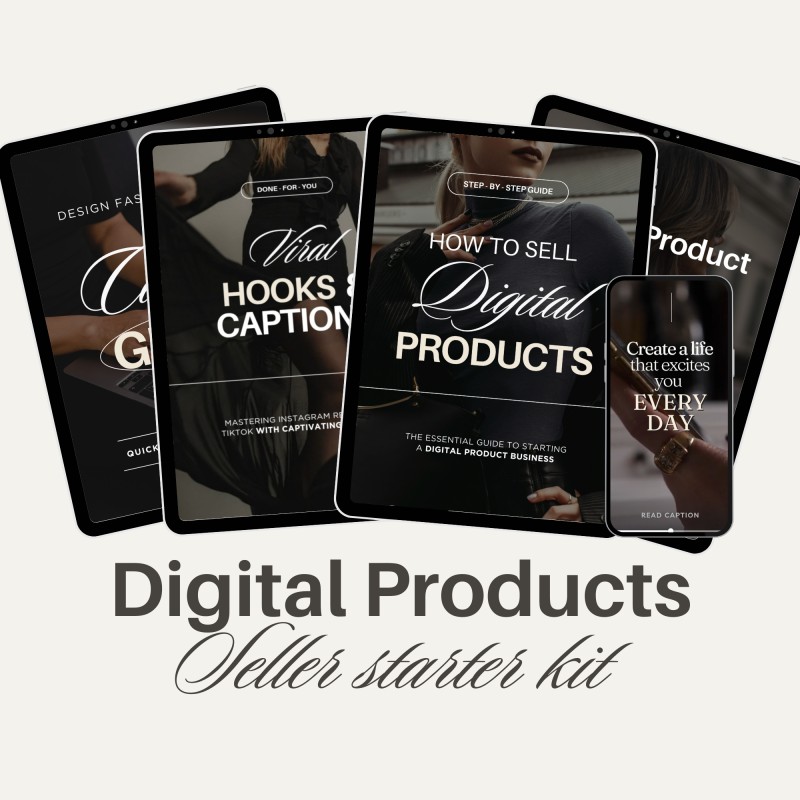 Digital Products Seller Starter Kit