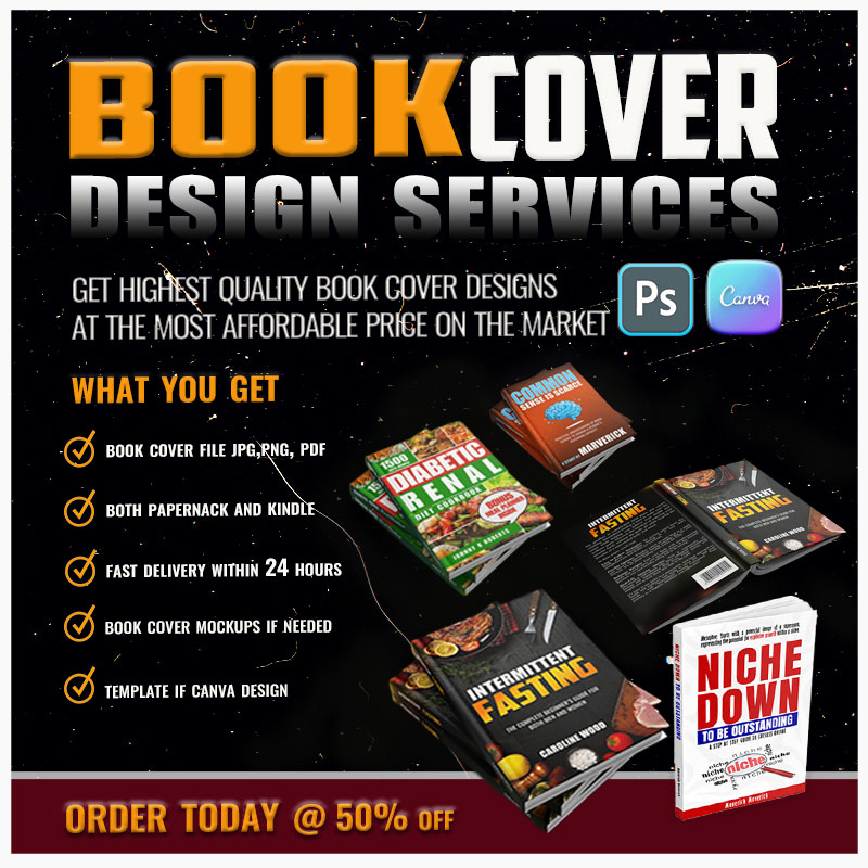 Buy BOOK COVER DESIGN SERVICE by Thokerunga Innocent on Selar