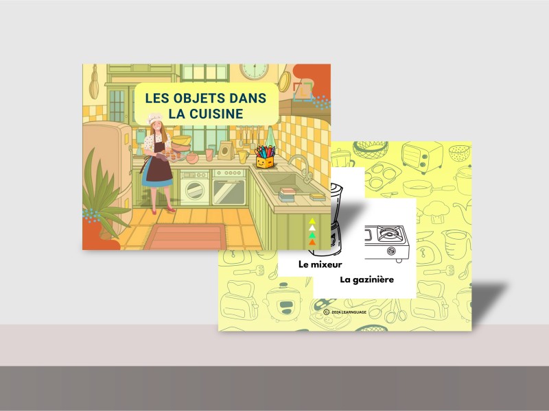 LES OBJETS DANS LA CUISINE (OBJECTS IN THE KITCHEN)