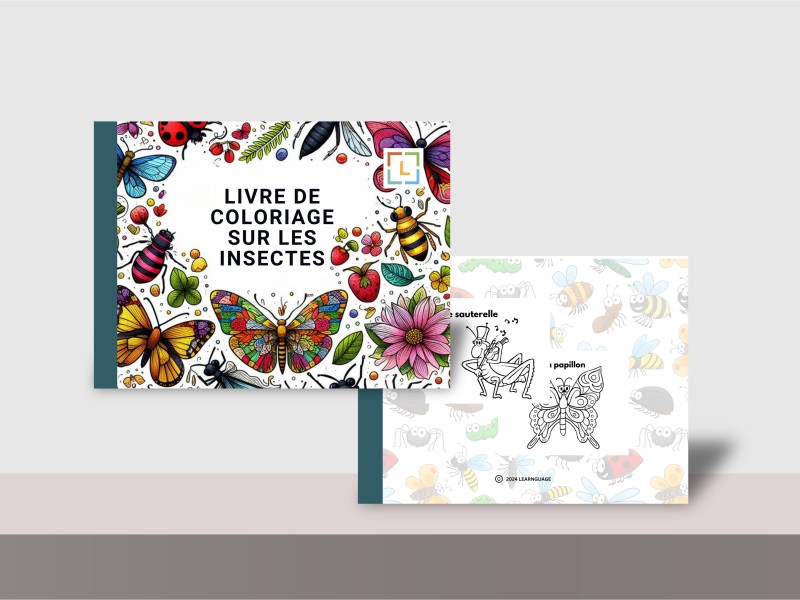 Livre de Coloriage sur les Insectes (Insect Coloring Book)