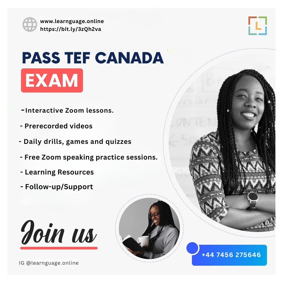 Pass Tef Canada Exam