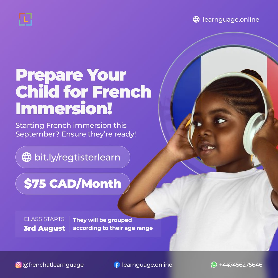 Prepare Your Child for French Immersion