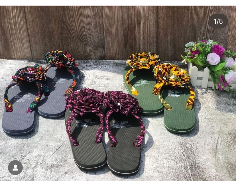 ANKARA WRAPPED FLIPFLOP TUTORIAL