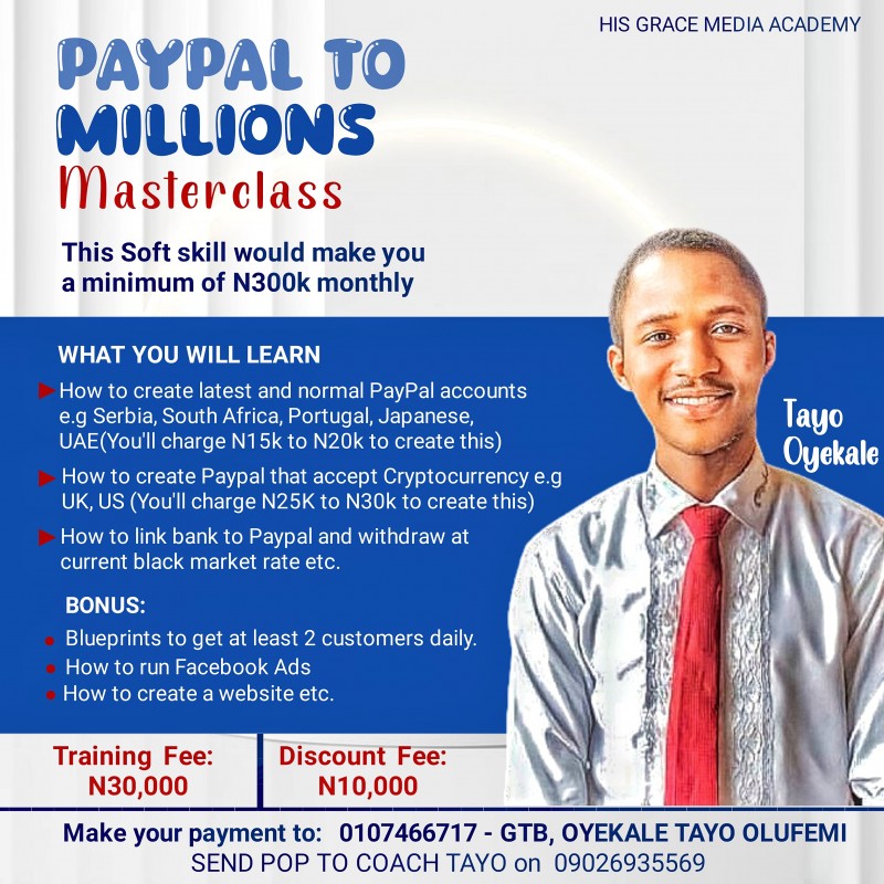 PAYPAL TO MILLIONS BLUEPRINT COURSE