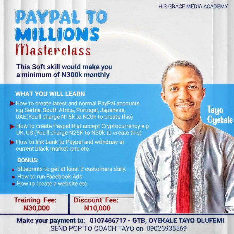 PAYPAL TO MILLIONS BLUEPRINT COURSE