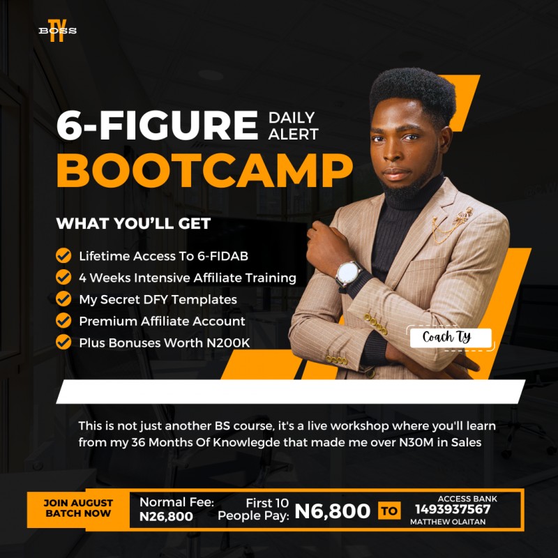 6-FIGURE DAILY ALERT BOOTCAMP