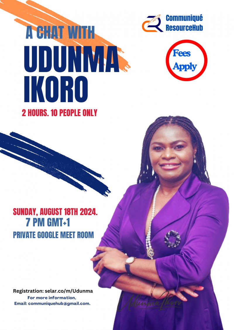 A CHAT WITH UDUNMA IKORO