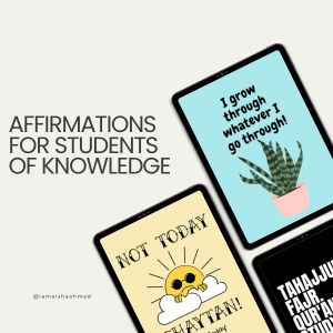 Affirmation cards for Students of Knowledge