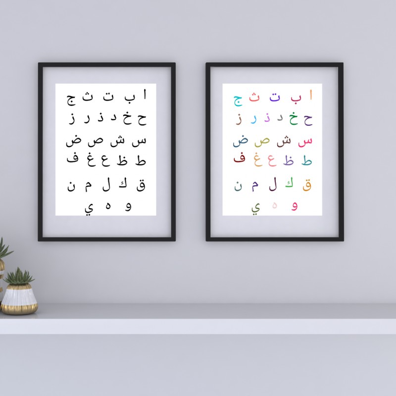 Arabic Alphabet Posters
